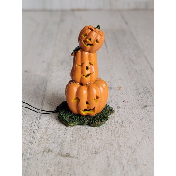Lemax pumpkin spooky town stack Halloween village accessory - Picture 1 of 6